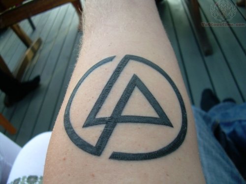 Linkin Park Tattoo On Forearm
